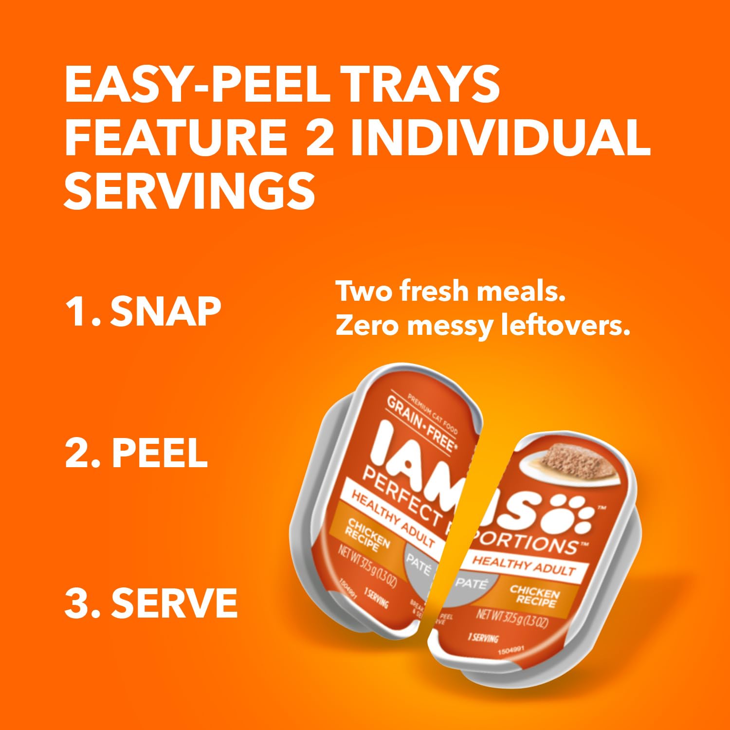 IAMS branding and USA-made origin highlighted on packaging.