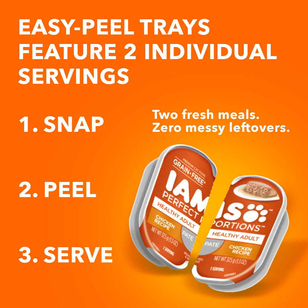 Easy-peel twin-pack trays for mess-free mealtimes.