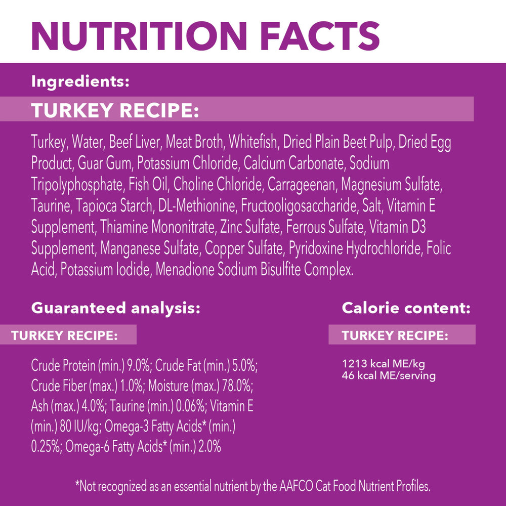 IAMS Perfect Portions grain-free label indicates no grains in this recipe.