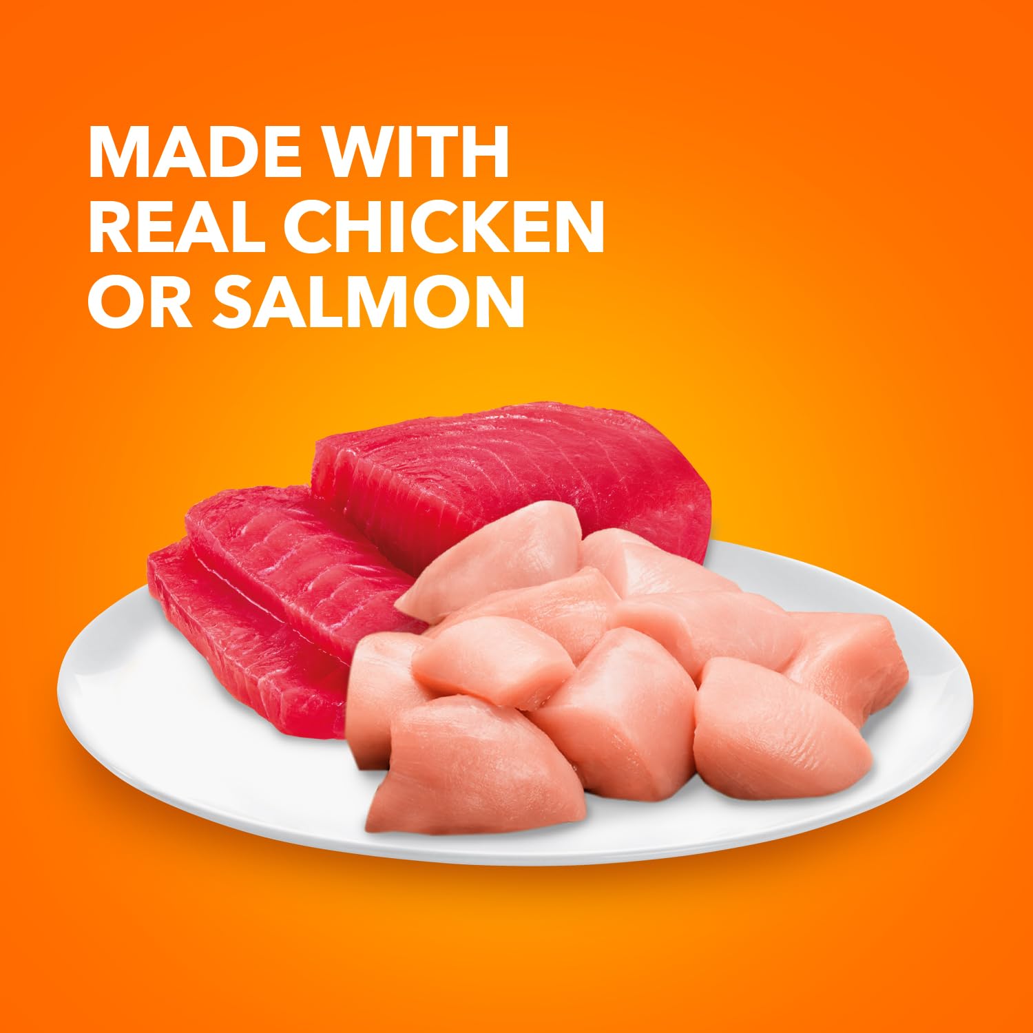 IAMS Perfect Portions salmon pate tray for adult cats with grain-free formula