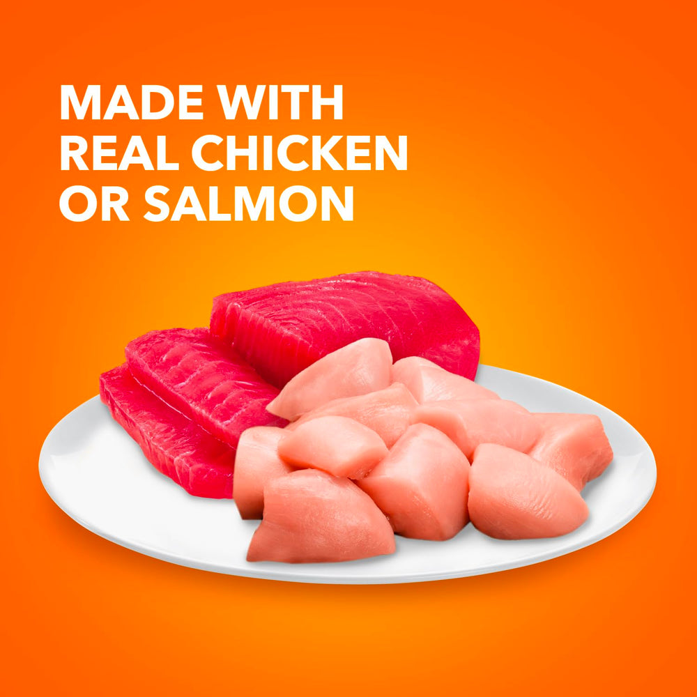 IAMS Perfect Portions salmon pate tray for adult cats with grain-free formula