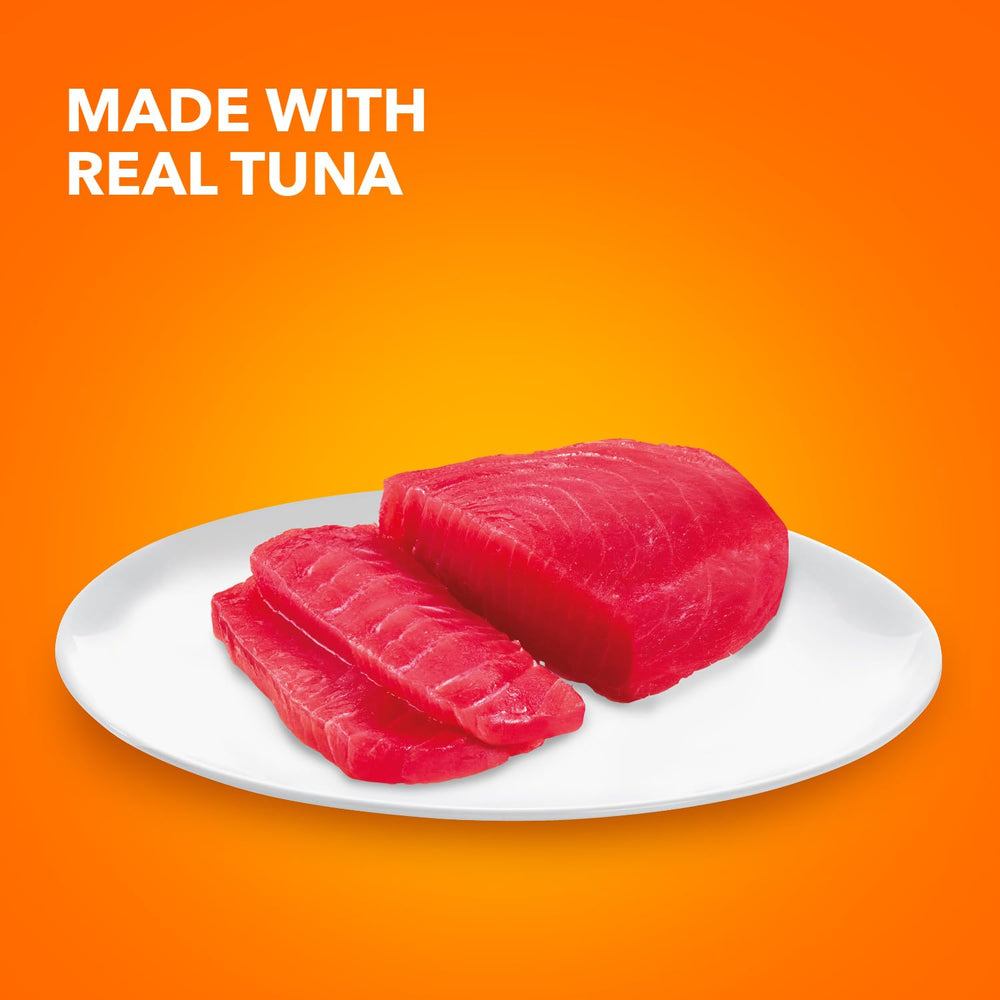 IAMS Perfect Portions tuna pate two meals tray shows fresh, grab-and-go dining for indoor cats.