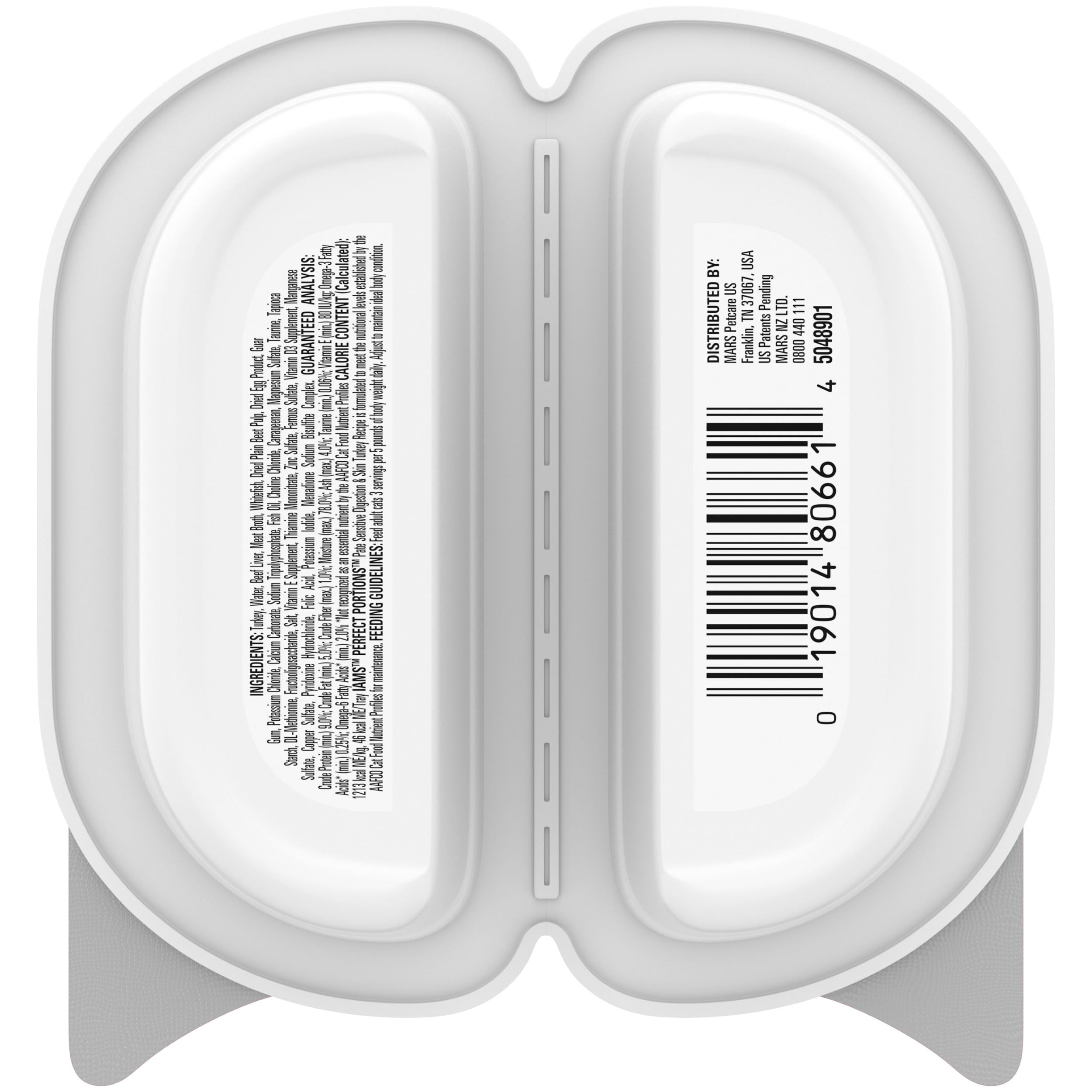 IAMS Perfect Portions two meals in one dish for easy portion control.