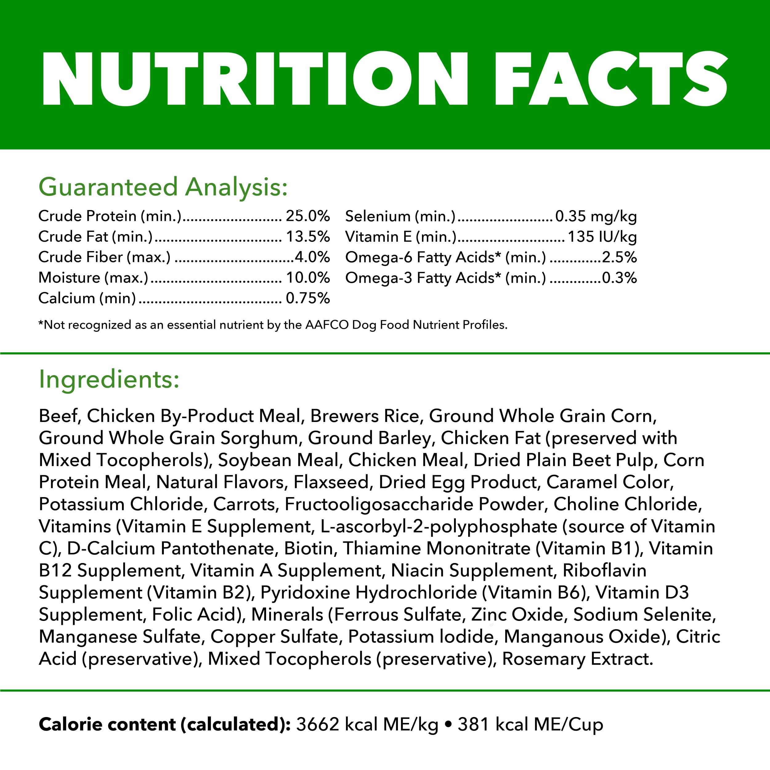 IAMS Proactive Health beef and egg protein powering muscles in large dogs.