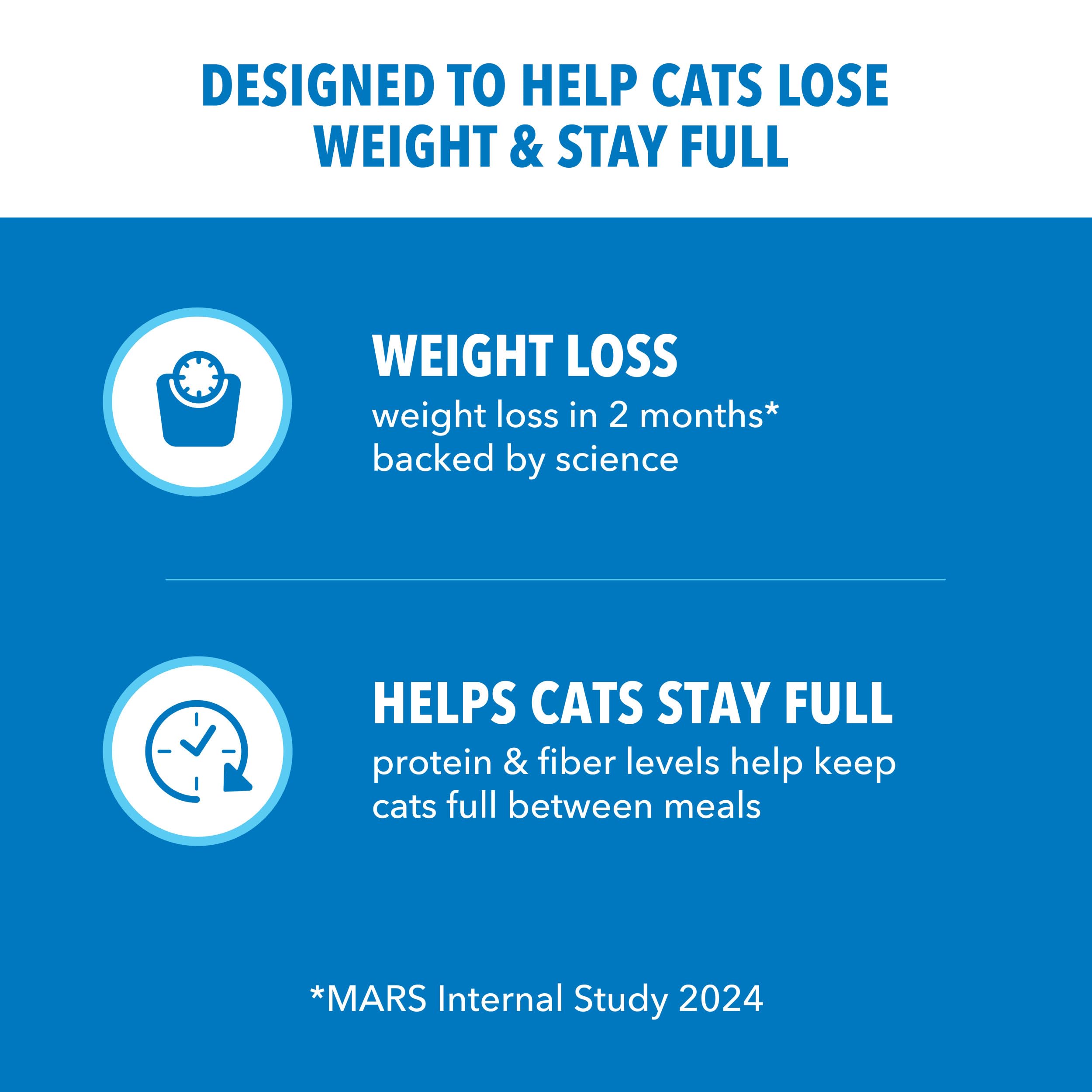 IAMS Proactive Health cat eating scene demonstrates meal satisfaction between meals.