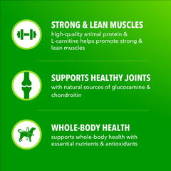 Real chicken leads IAMS Proactive Health, shown as the top ingredient.
