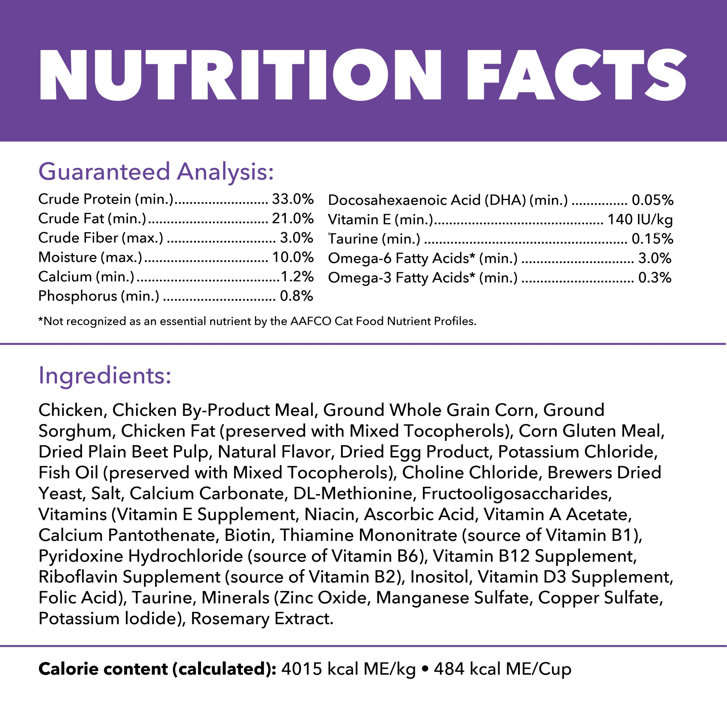 Shiny coat and energy from balanced kitten nutrition.