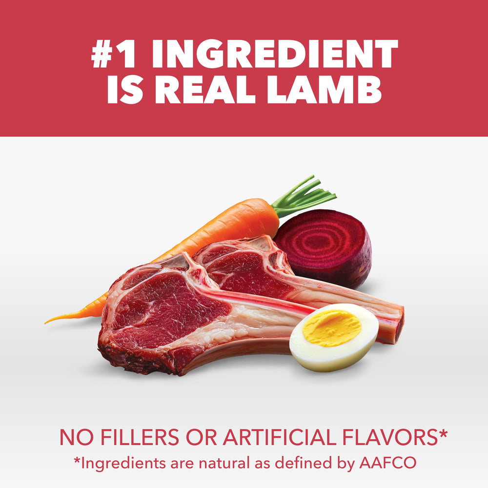 IAMS Proactive Health Large Breed Lamb & Rice ingredients reveal high quality protein