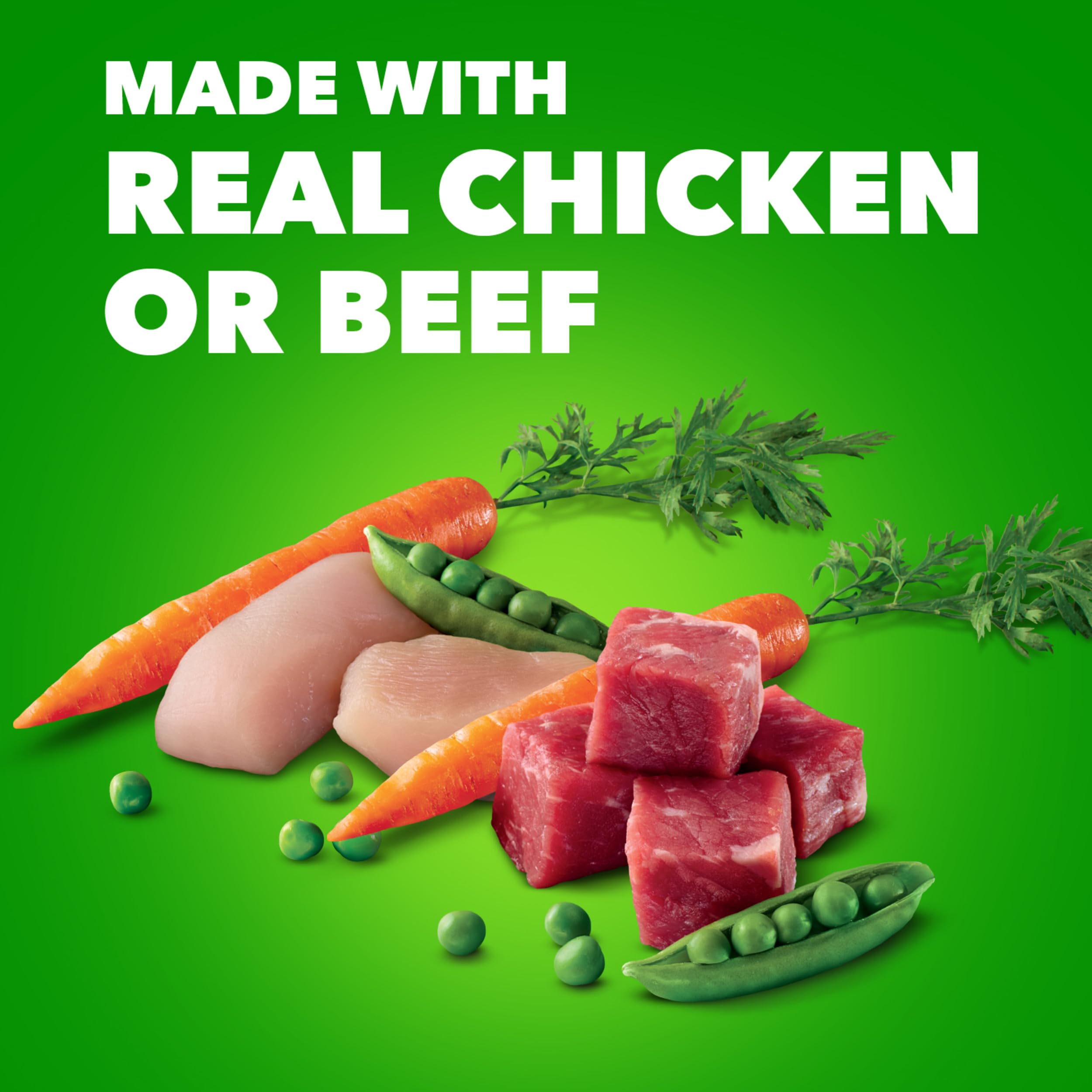 IAMS Proactive Health real chicken chunks highlight easy digestion and protein