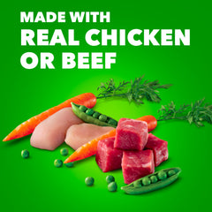 IAMS Proactive Health real chicken chunks highlight easy digestion and protein