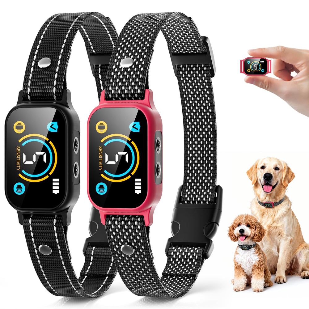 ianciu bark collar with seamless back design for comfort during long walks