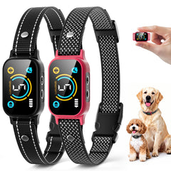 ianciu bark collar with seamless back design for comfort during long walks