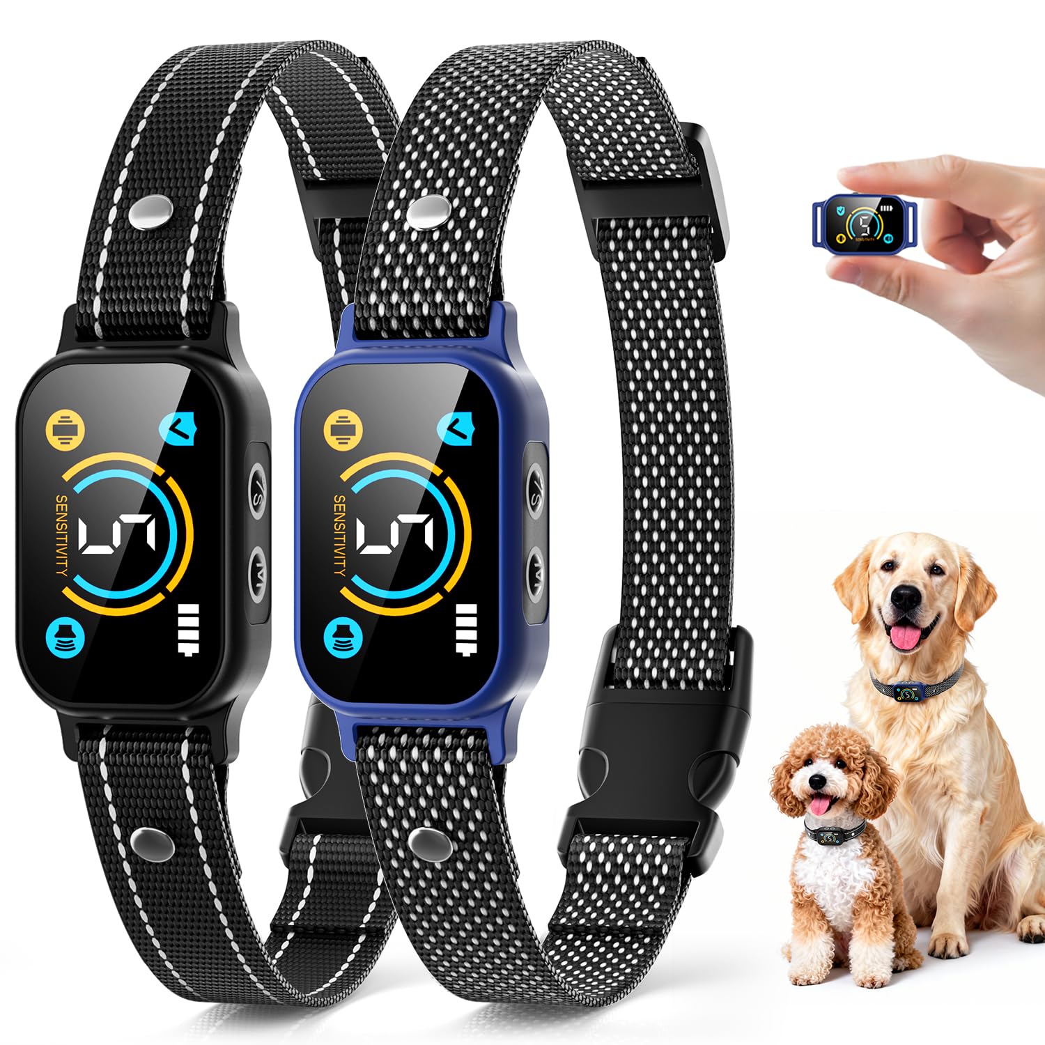 ianciu bark collar ultra-light design for comfortable training wear