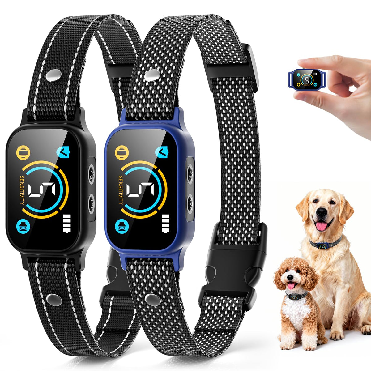 ianciu bark collar ultra-light design for comfortable training wear