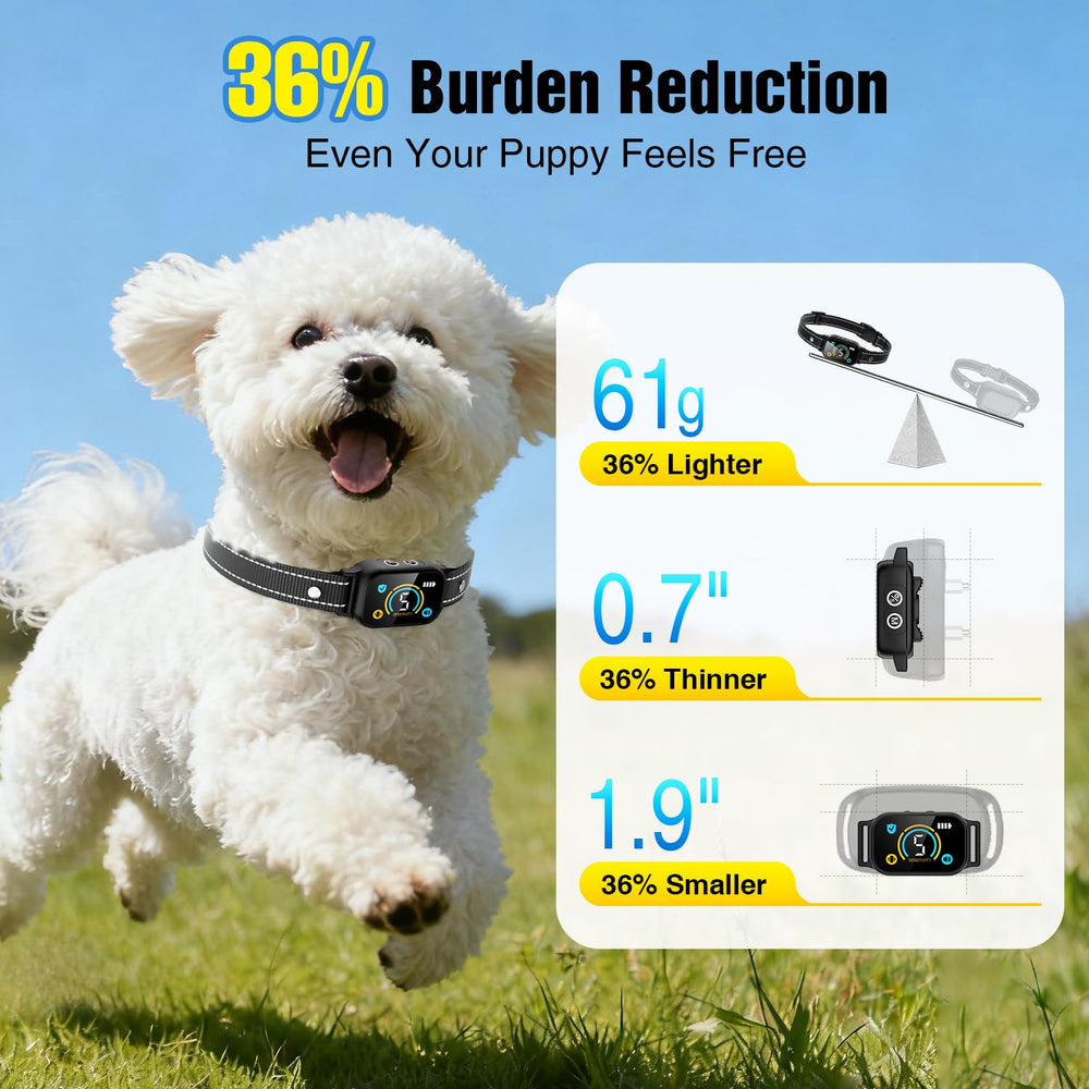ianciu bark collar with seamless contact surface prevents skin irritation.