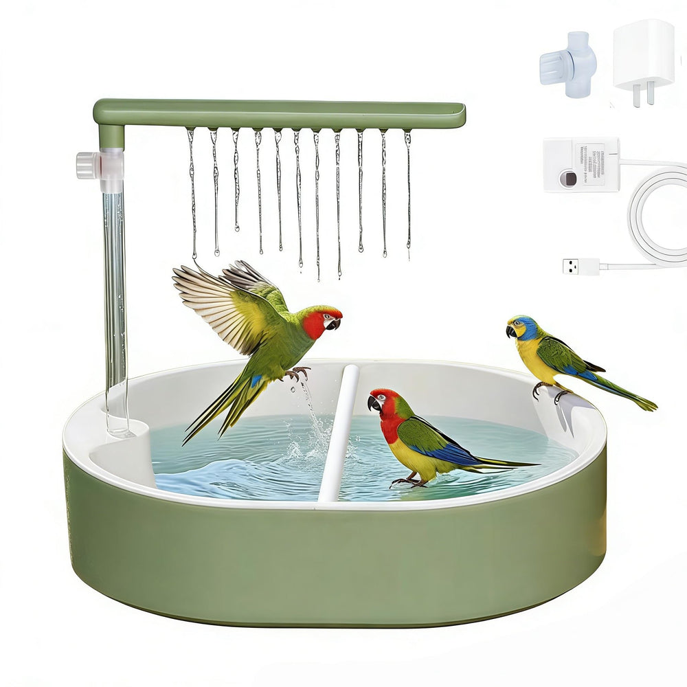 Ianjetty Bird Shower Bath with adjustable flow valve for gentle first baths