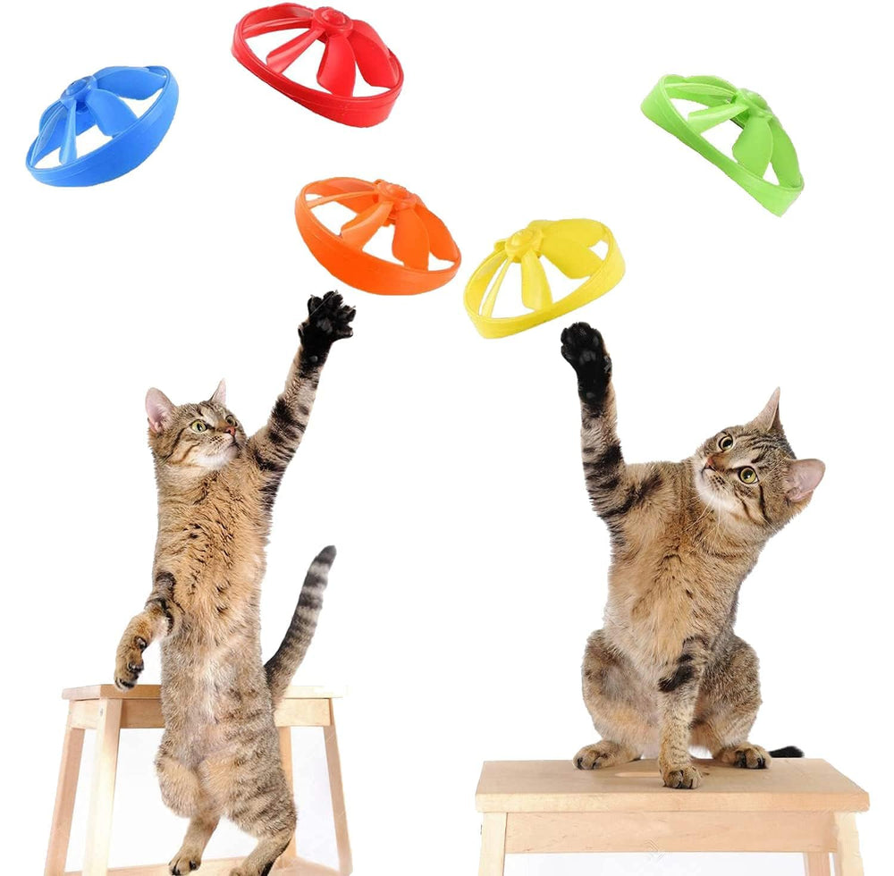 IAXSEE cat launcher blue set for safe hunting-inspired play.