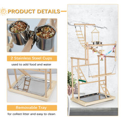 Ibnotuiy playstand assembly image highlighting screw-connected joints.
