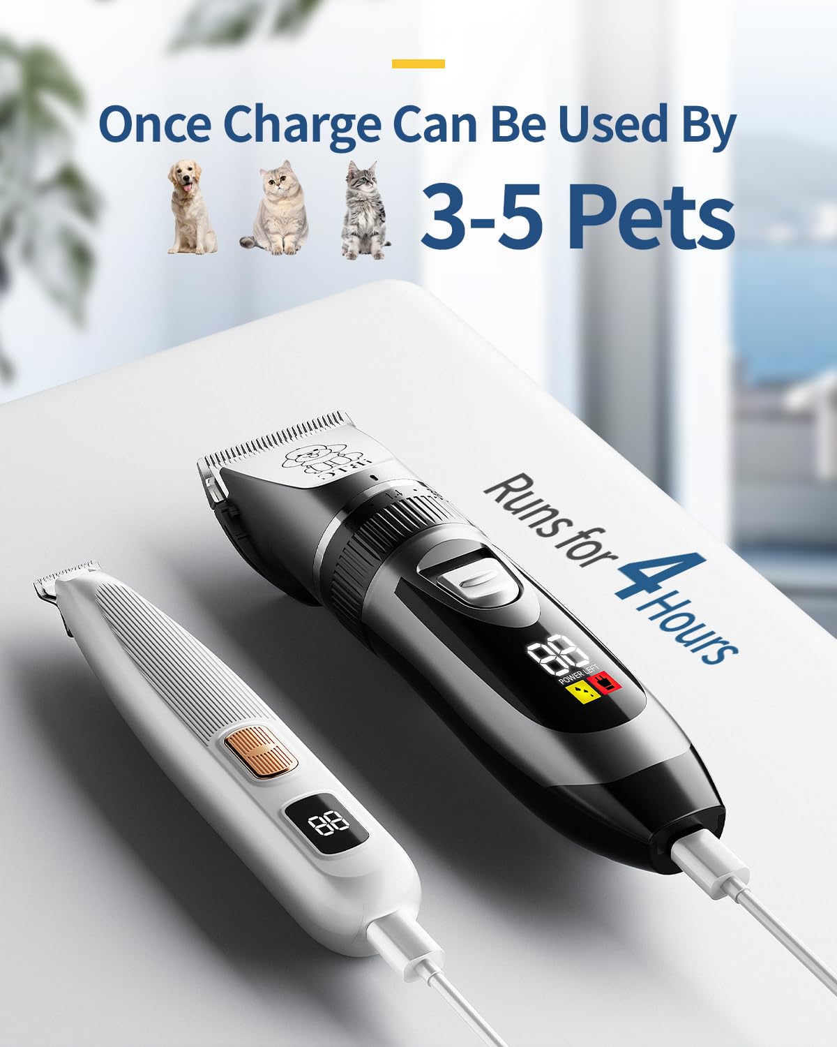 ibtc low-noise cordless clippers for calm grooming sessions