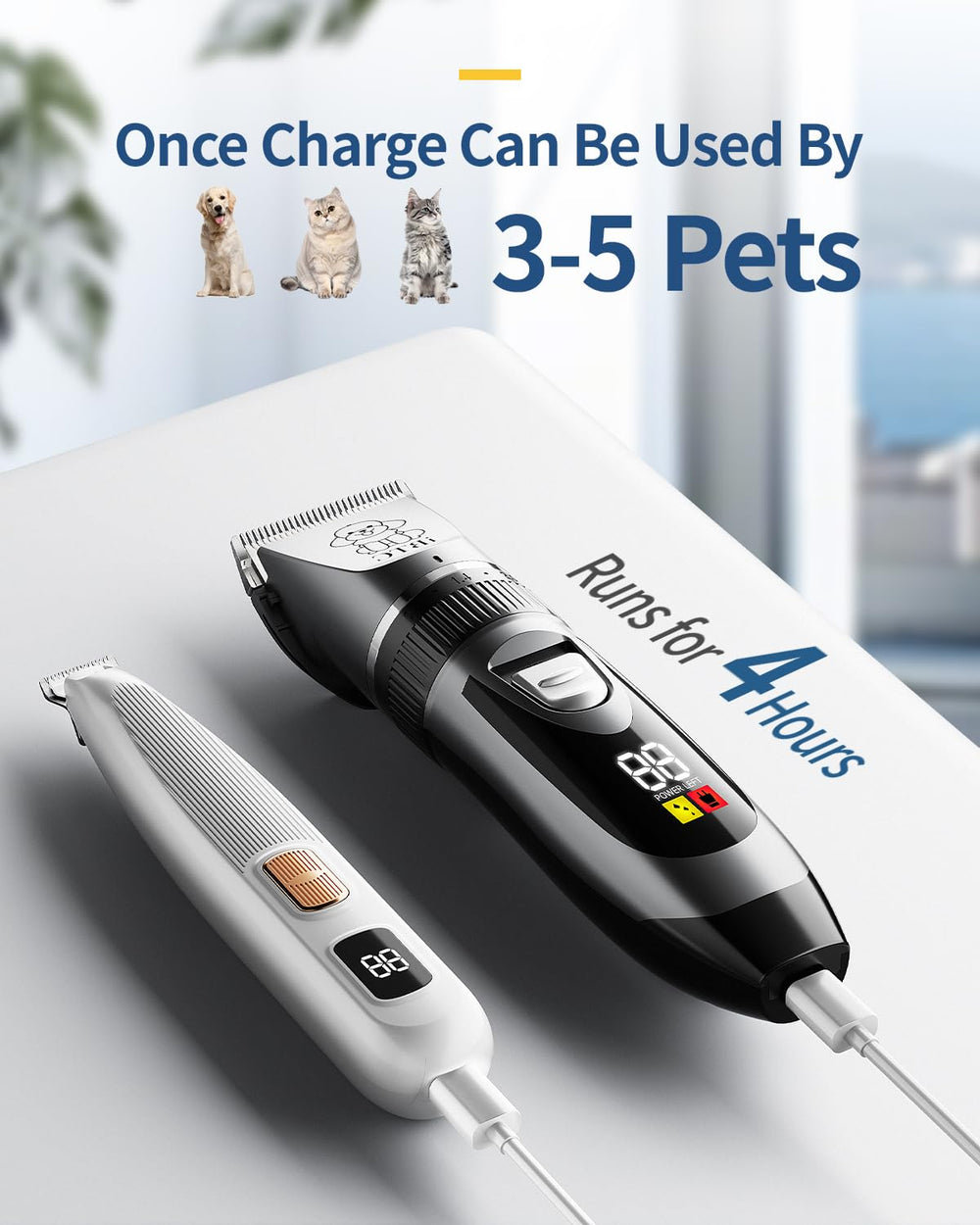 ibtc low-noise cordless clippers for calm grooming sessions