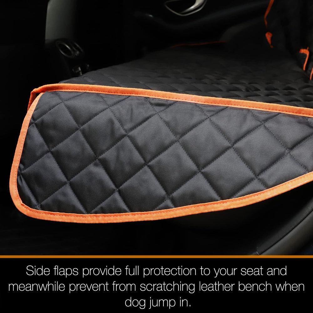 iBuddy armrest openings and belt access promote safer, tidier rides