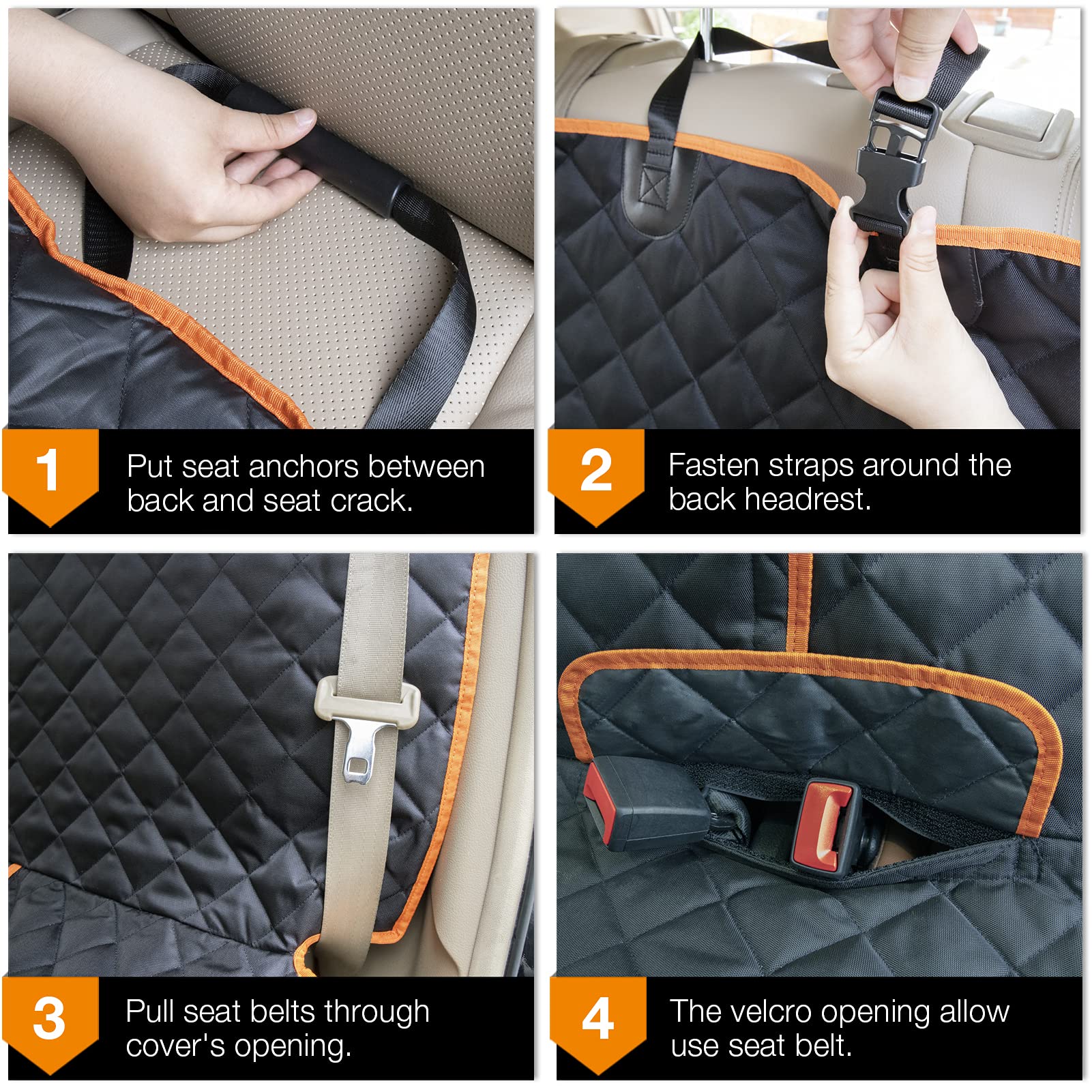 iBuddy durable stitched seams resist wear from claws and daily use