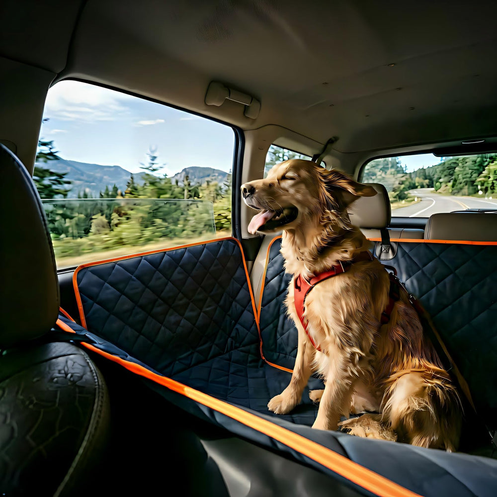 iBuddy four-layer waterproof cover protects seats from mud and spills.
