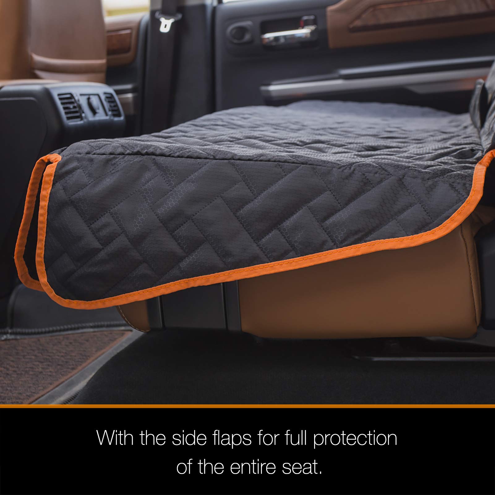 iBuddy non-slip backing with anchors keeps cover in place.