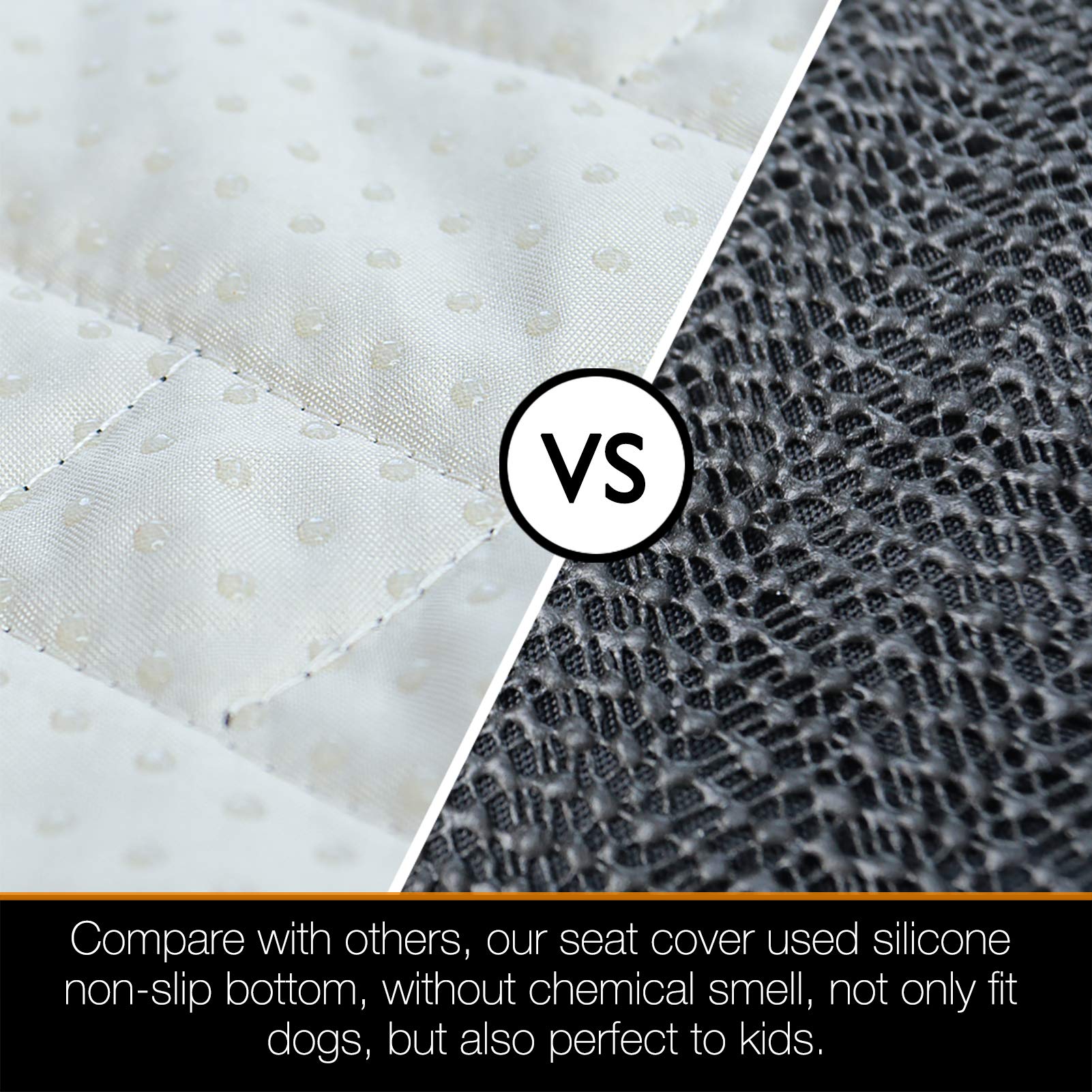 iBuddy eco-friendly odorless back seat cover keeps cabin fresh.