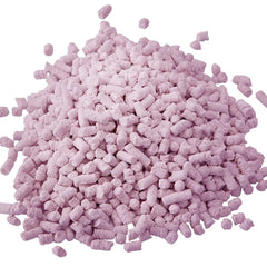 IceCap color changing media pellet-size close-up shows low-dust pellets for aquariums