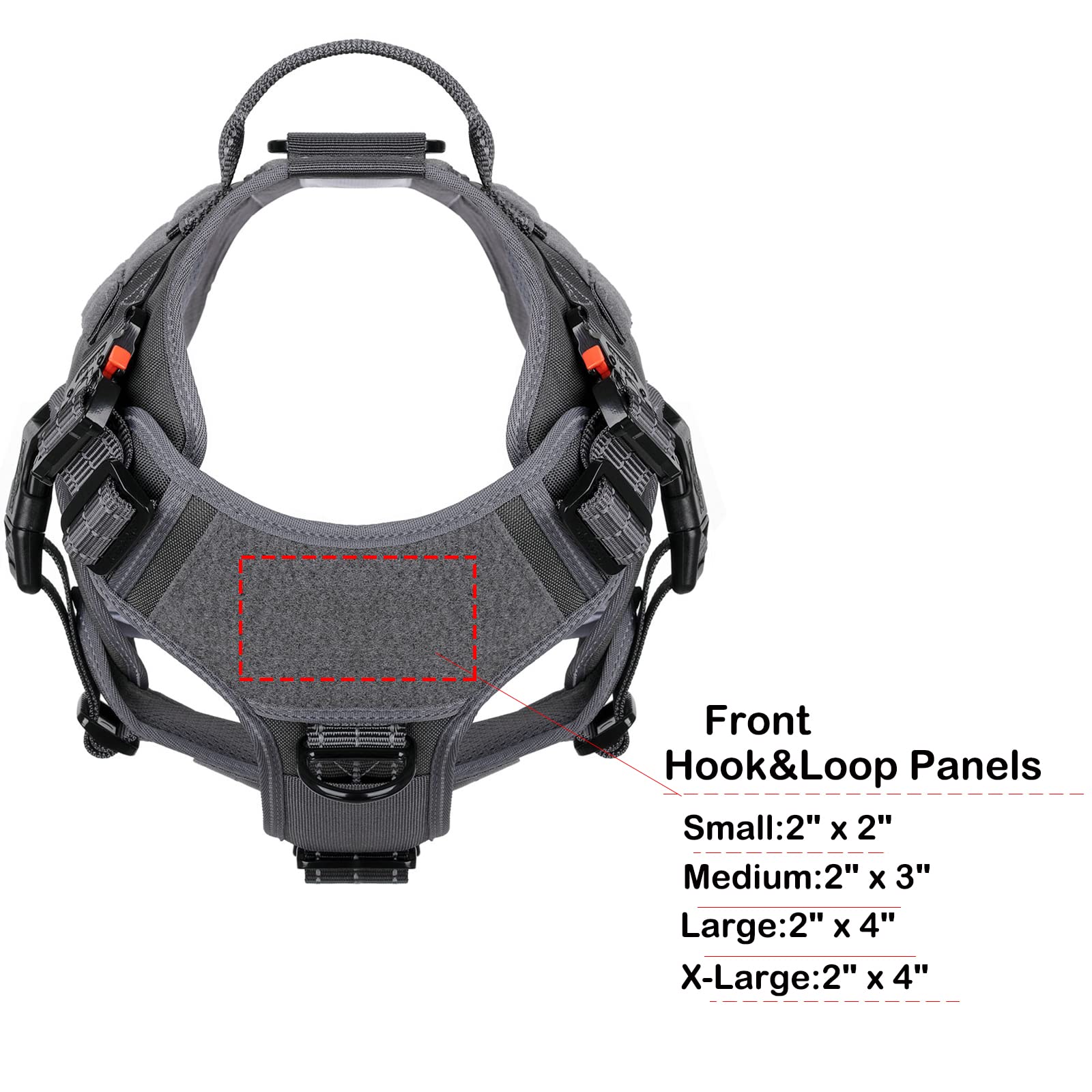 ICEFANG harness handle provides enhanced control during hikes and outdoor activities.