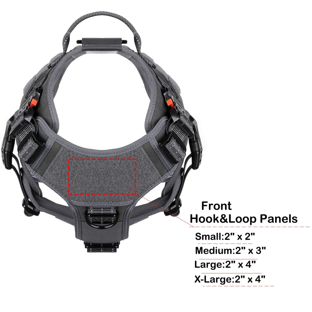 ICEFANG harness handle provides enhanced control during hikes and outdoor activities.