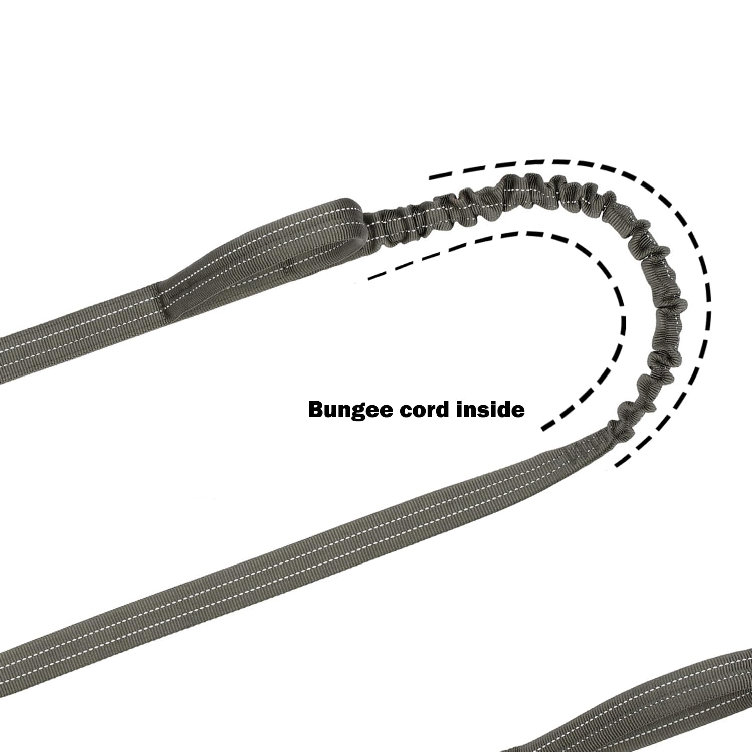 ICEFANG front and rear handles offer flexible control in crowds.