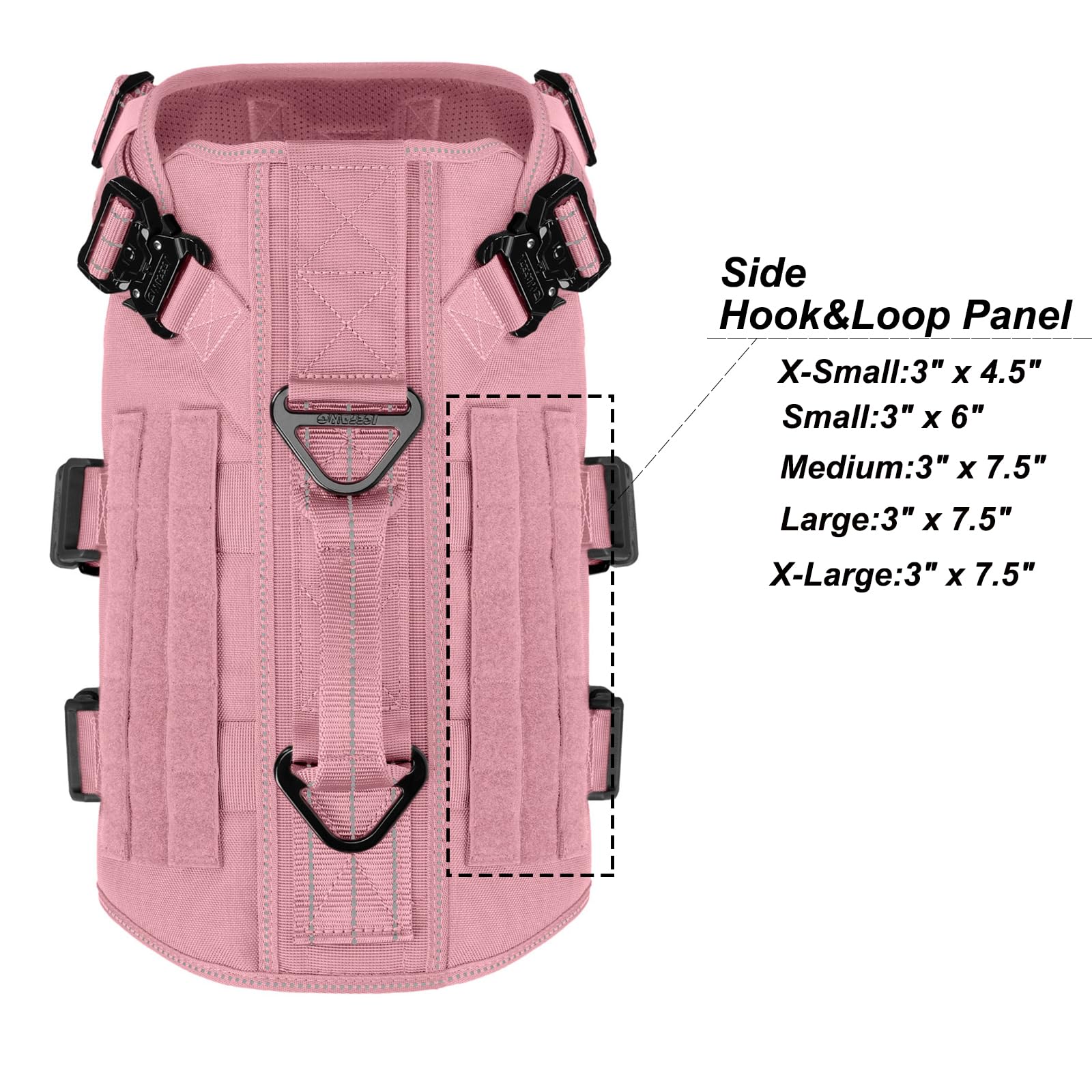 ID patch area on the GN3 harness in pink