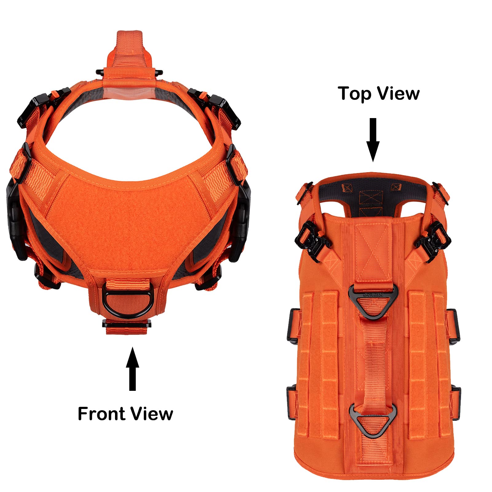 ICEFANG GN3 Molle/PALs area enables carrying gear on adventures.