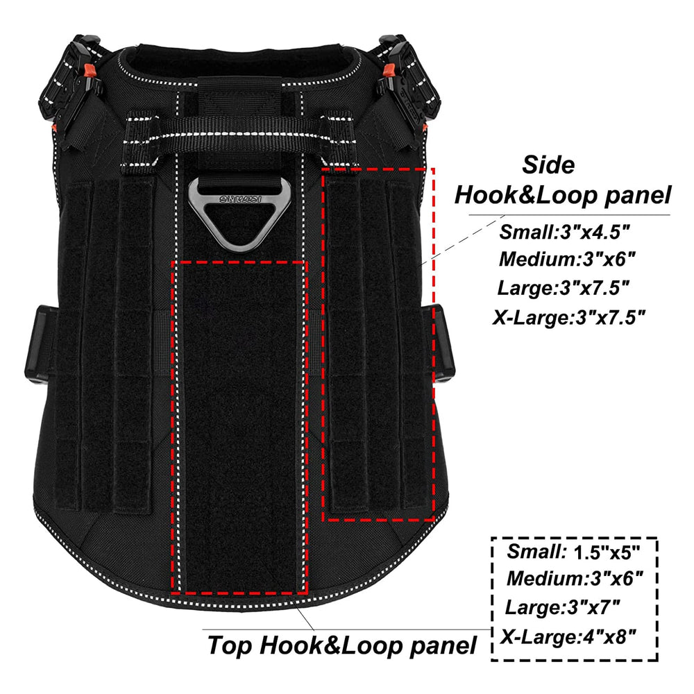 ICEFANG Patch area on chest enables patch customization.