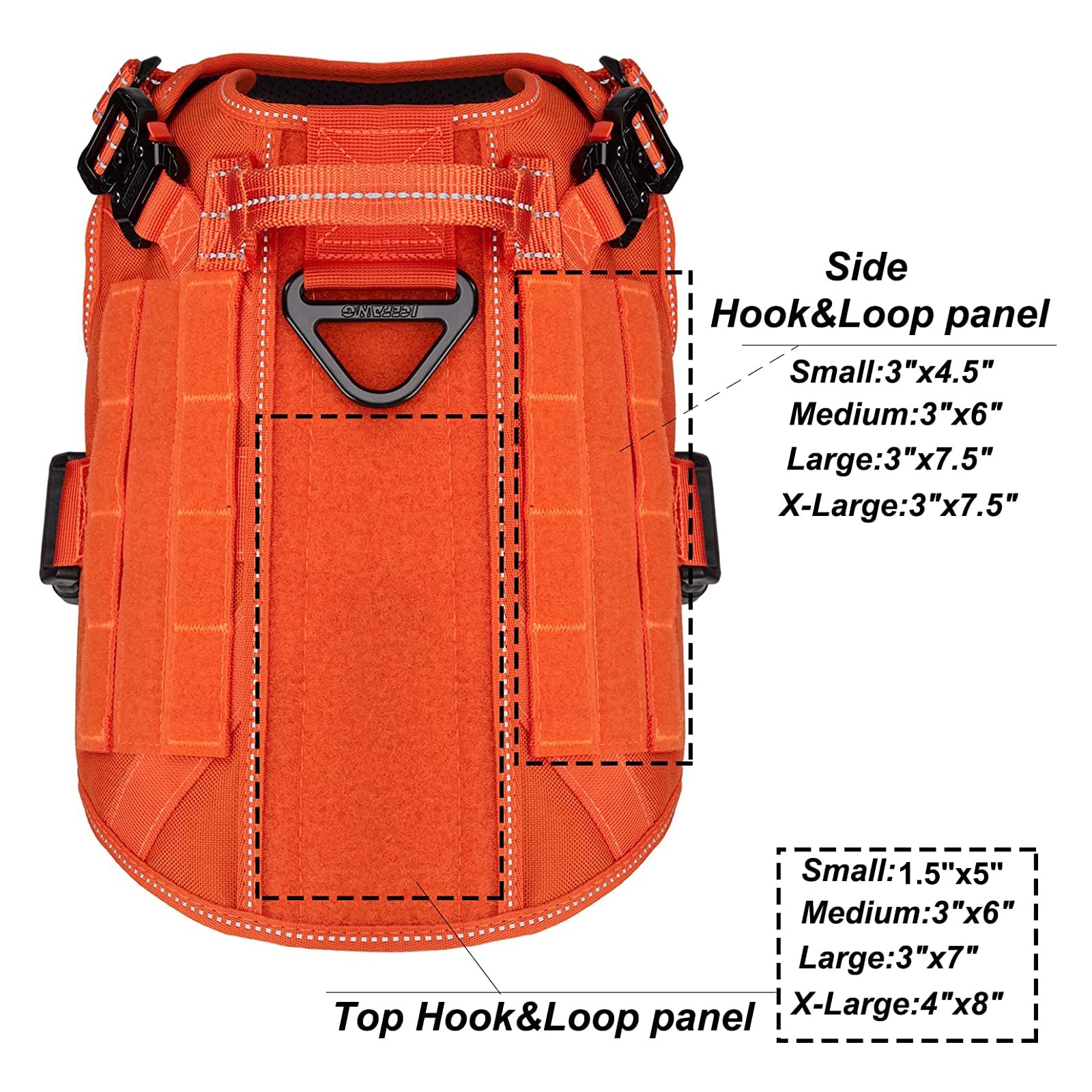 ICEFANG orange handle closeup highlights a reliable grab point for control.