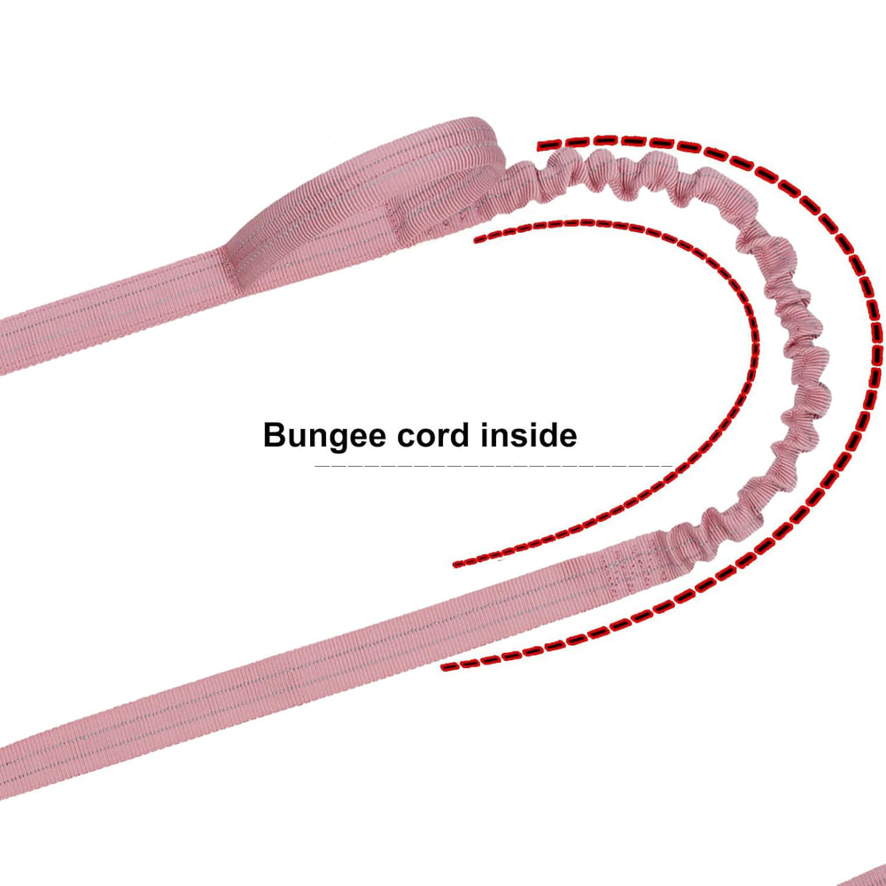 ICEFANG Tactical Dog Leash rear D-ring for bag attachment during walks.