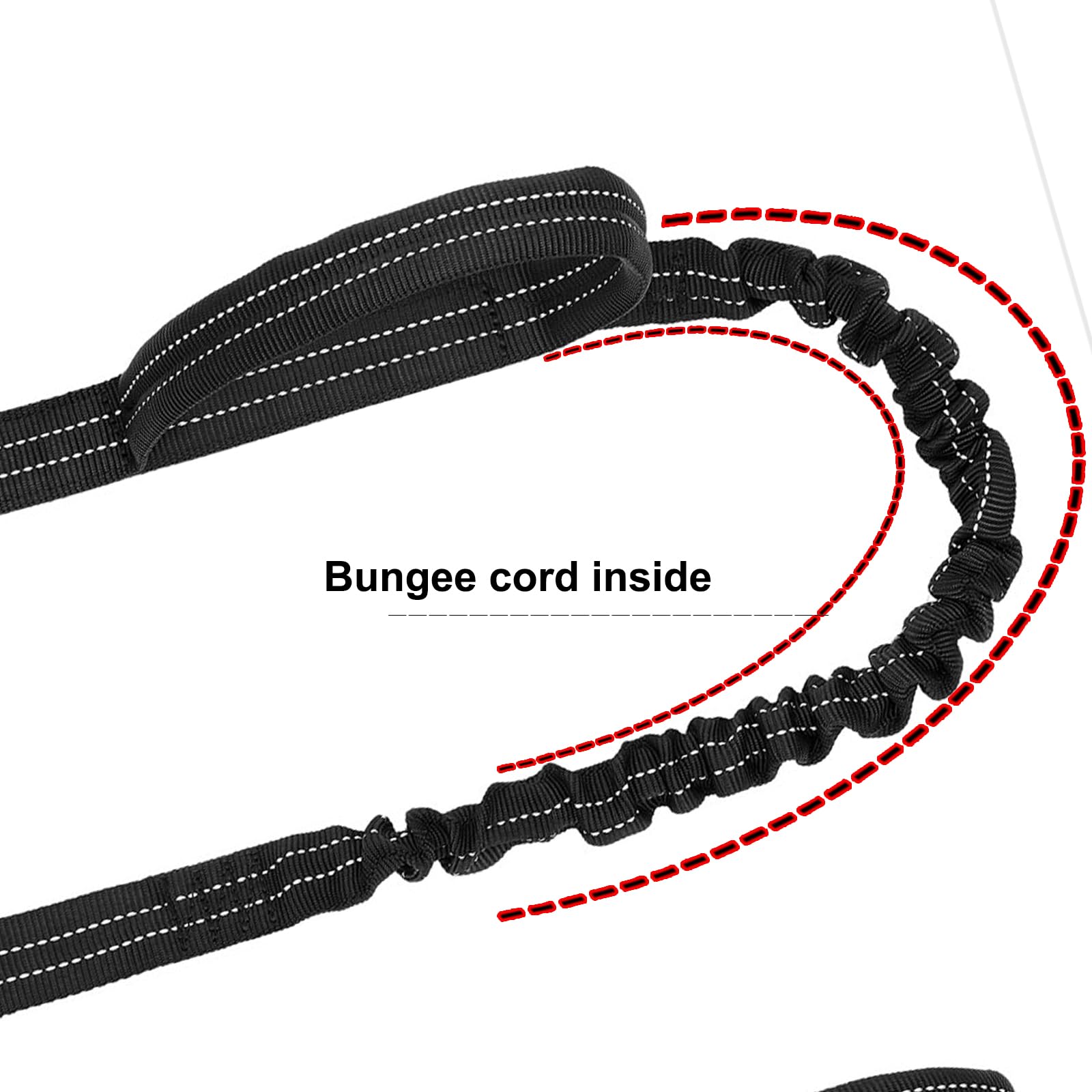 ICEFANG Tactical leash quick-release buckle for easy attachment.