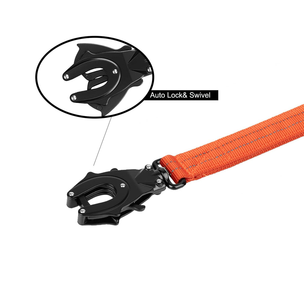 ICEFANG quick-release metal clasp for simple, secure attachment.