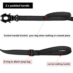 ICEFANG reflective nylon increases visibility during night walks and training.