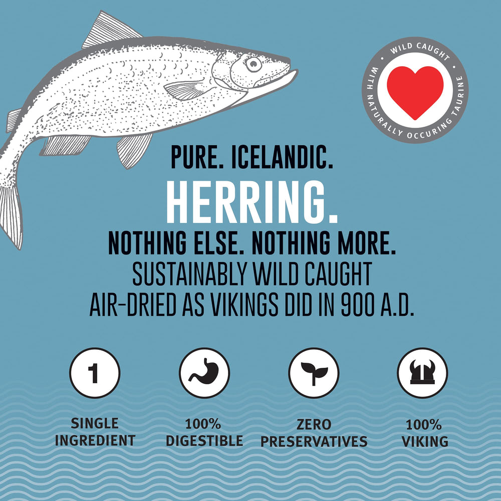 Icelandic+ single-ingredient herring focuses on purity for dogs with sensitivities.