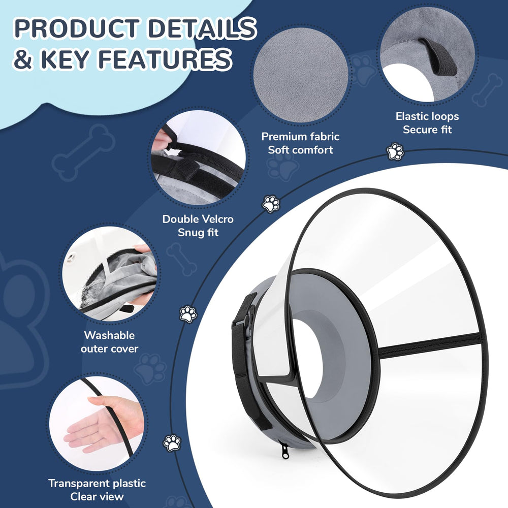 ICOYEA clear shield attachment for enhanced visibility and protection.