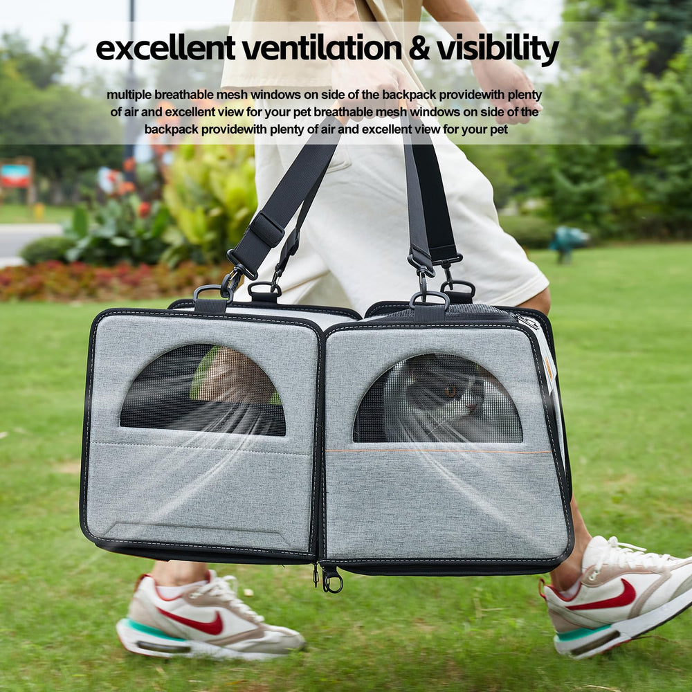 ICREATE.X travel pack includes litter scooper and collapsible bowls.