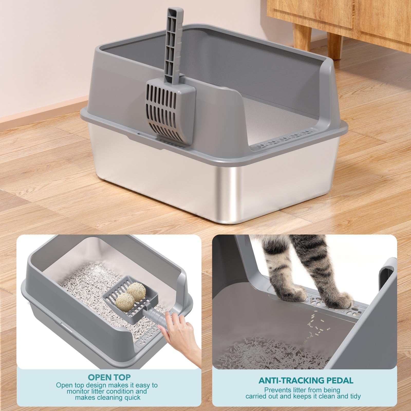 ICYAIR scoop included supports quick, hygienic maintenance