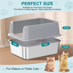 ICYAIR 2-Pack open-top view facilitates easy scooping and quick cleaning