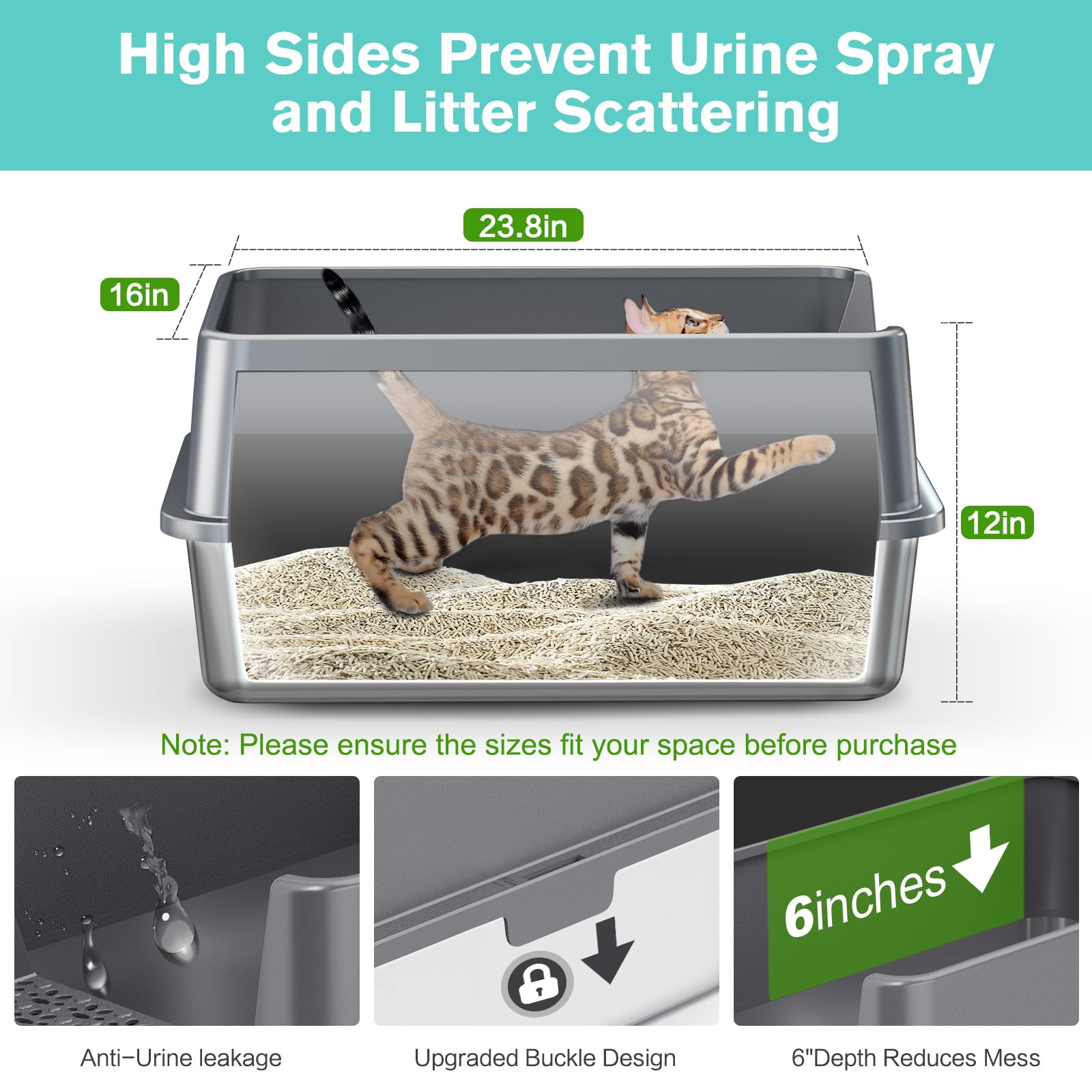 ICYAIR non stick bottom makes cleaning quick and easy.