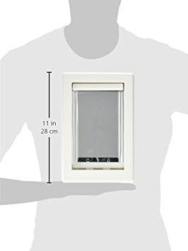 Ideal Pet Soft Flap Cat Door clear 5x7 flap enables pet visibility and confidence.