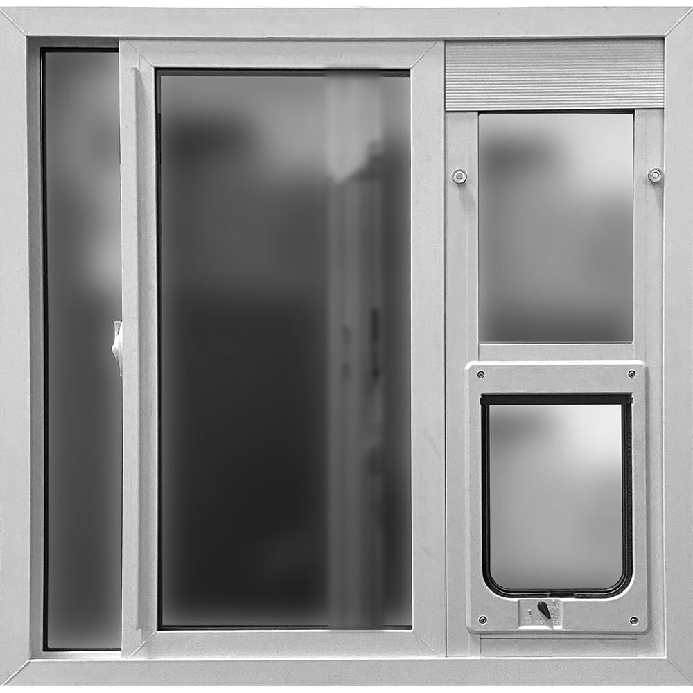 Ideal Pet Products Lexan flap is unbreakable and transparent for visibility.