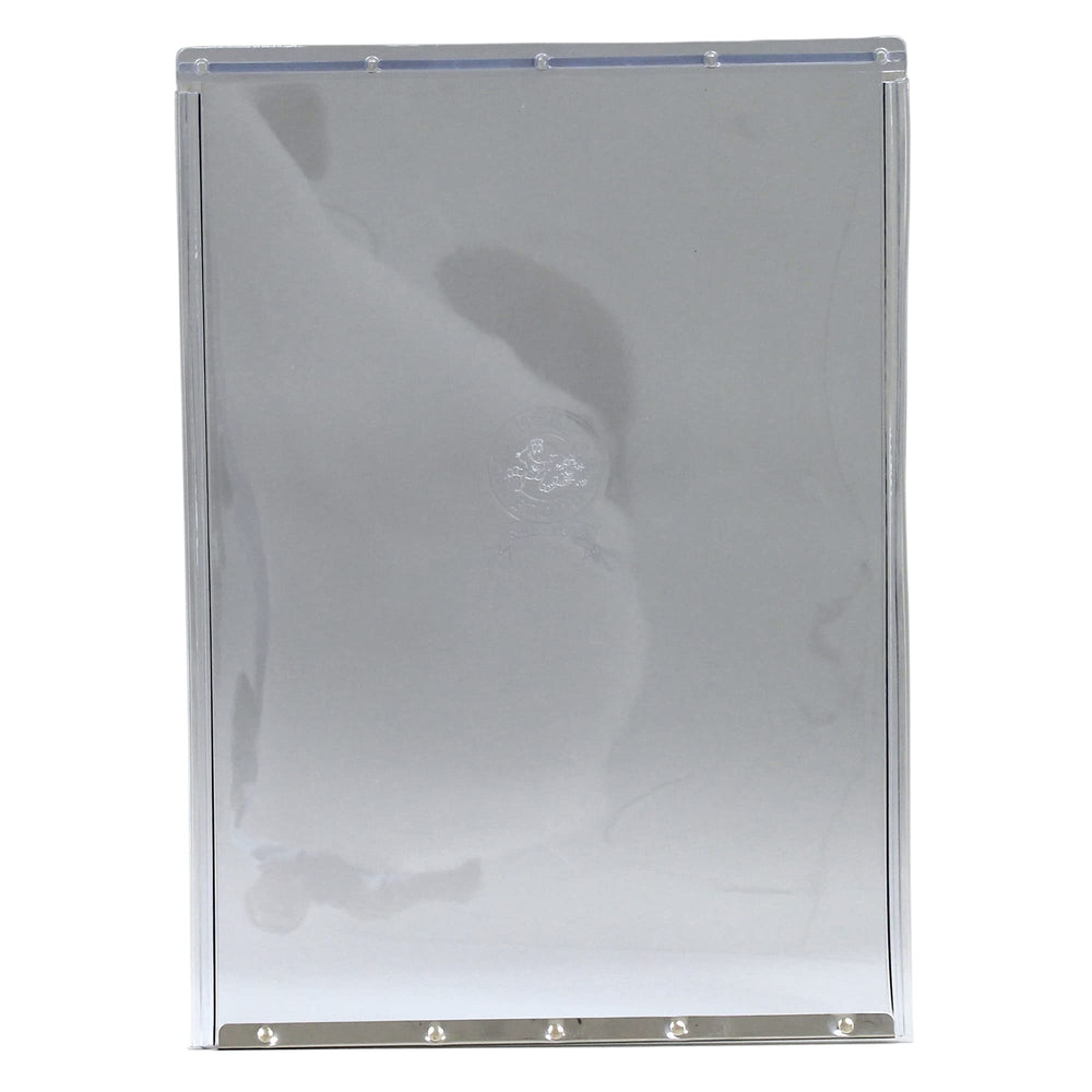 Ideal Pet Products clear vinyl replacement flap 15x20 for easy access through plastic and aluminum pet doors